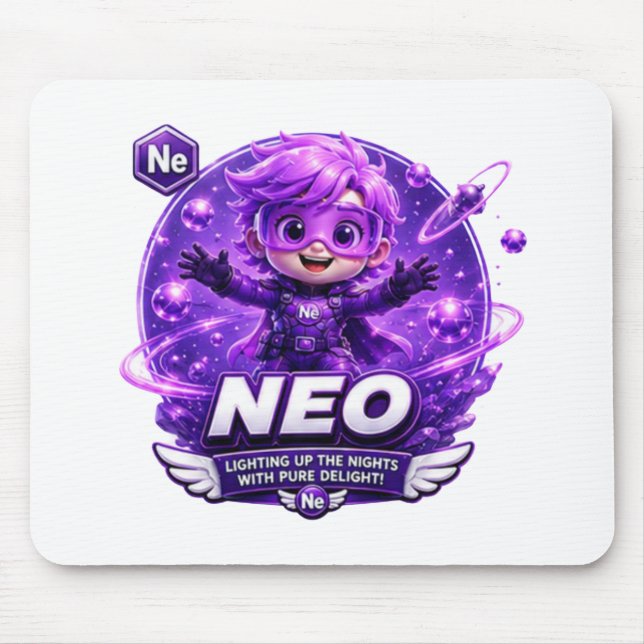 Mousepad Neon ATOMIVRA (Frente)