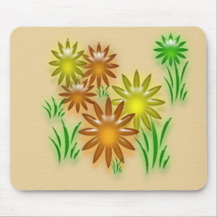 Mousepad - Neon Daisies