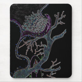 Mousepad neon de sonho zombie
