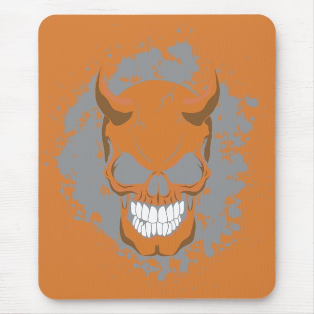Mousepad Neon Demon Skull (Frente)