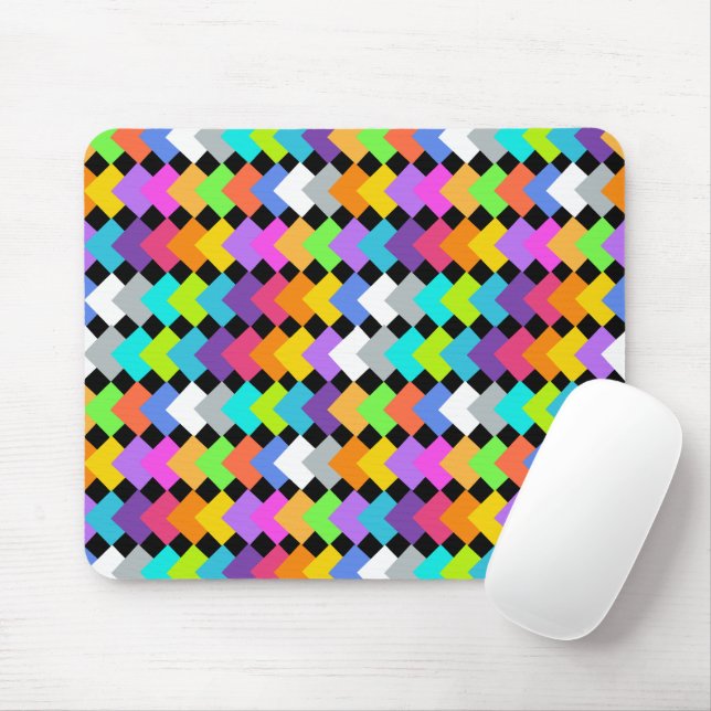 Mousepad Neon Diamantes (Com mouse)