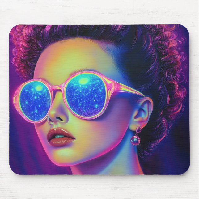 Mousepad Neon Galaxy Glamor (Frente)