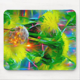 Mousepad Neon Glow Dandelions no Dream Garden