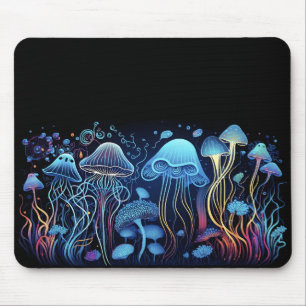 Mousepad Neon Jellyfish