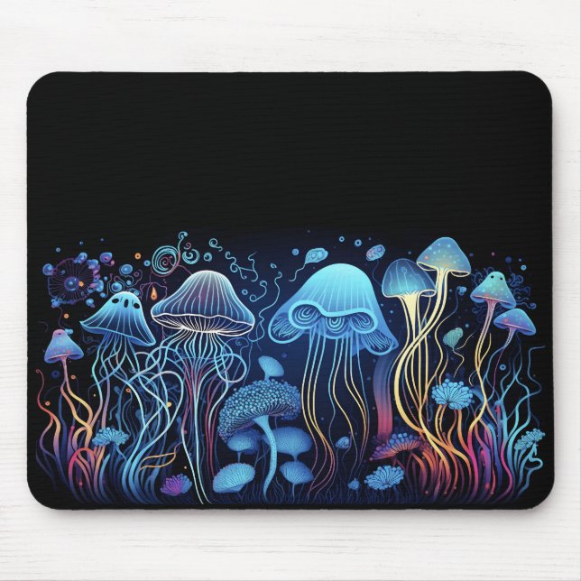 Mousepad Neon Jellyfish (Frente)