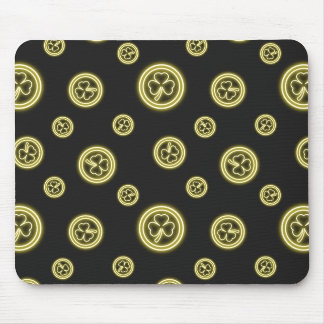 Mousepad Neon Lucky Coins (Frente)