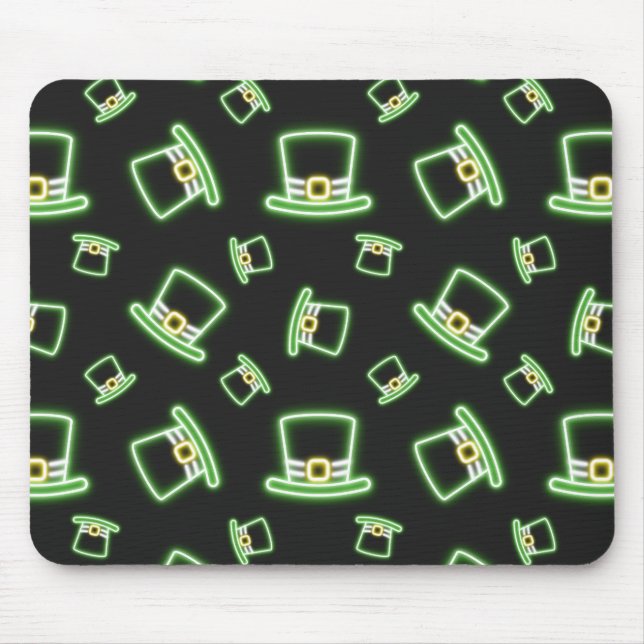 Mousepad Neon Lucky Hats (Frente)