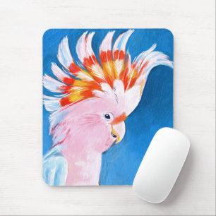 Mousepad Neon Mohawk - Cockatoo Rosa