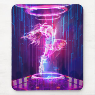 Mousepad Neon Night Club Dancer
