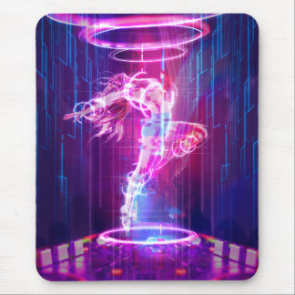 Mousepad Neon Night Club Dancer