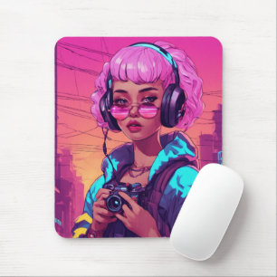 Mousepad Neon Pink-