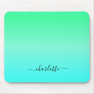 Mousepad Neon Turquoise e Green