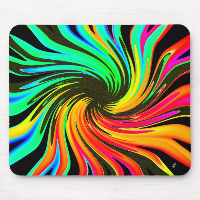 Mousepad Neon Whirlpool Galaxy (Frente)