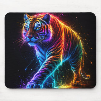 Mousepad Neonfarbener Tiger
