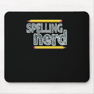 Mousepad Nerd de ortografia. Afirmação Engraçada Para Orgul
