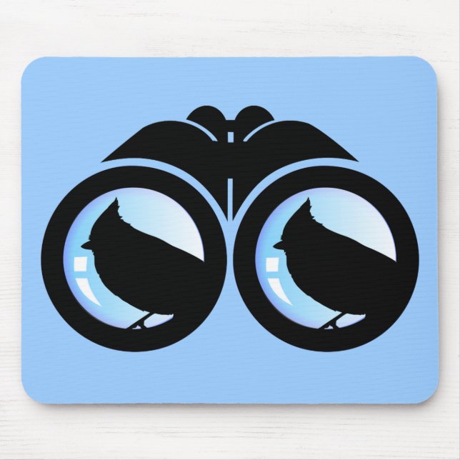 Mousepad Nerd do pássaro (Frente)