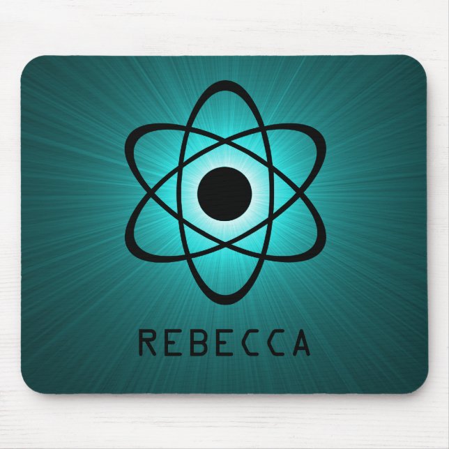 Mousepad Nerdy Atomic Mousepad, Teal (Frente)