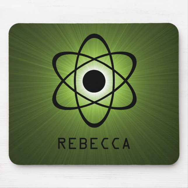 Mousepad Nerdy Atomic Mousepad, Verde (Frente)