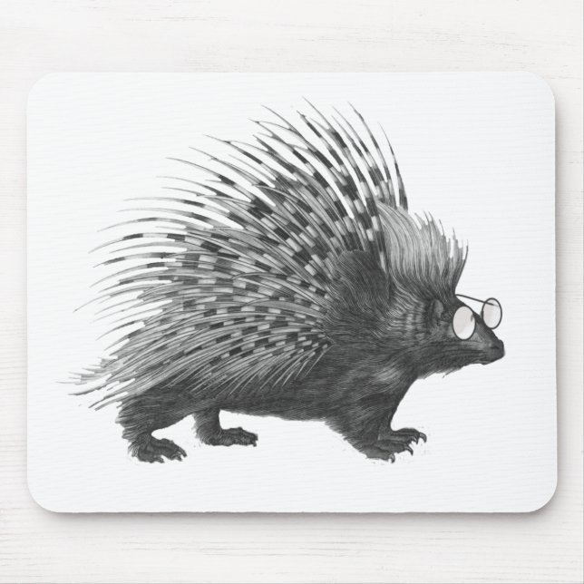 Mousepad Nerdy Porcupine (Frente)