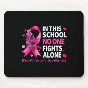 Mousepad Nesta Escola Ninguém Luta Sozinho Com O Cancer Da