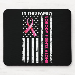 Mousepad Nesta Família Ninguém Luta Com O Cancer Sozinho U