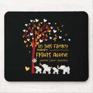 Mousepad Nesta Família Ninguém Luta Contra A Leucemia Sozin