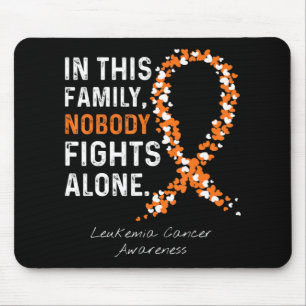 Mousepad Nesta Família Ninguém Luta Sozinha Com O Cancer Da
