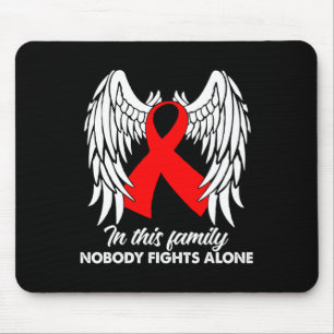 Mousepad Nesta Família Ninguém Luta Sozinho Com Canceres De