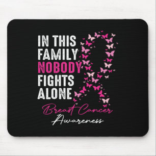 Mousepad Nesta Família Ninguém Luta Sozinho Com O Cancer Da