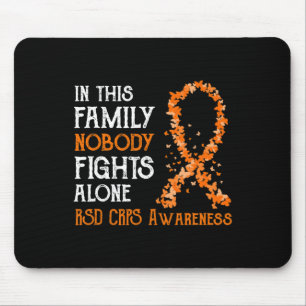 Mousepad Nesta Família Ninguém Luta Sozinho Com O RSD CRPS