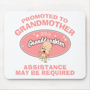 Mousepad Neta nova da avó nova engraçada