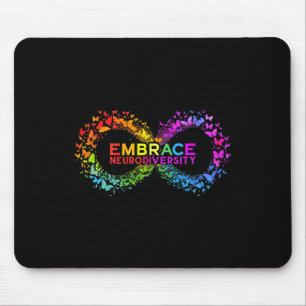 Mousepad NeuroDiversidade Abraça Autismo Adhd Borboleta Asd