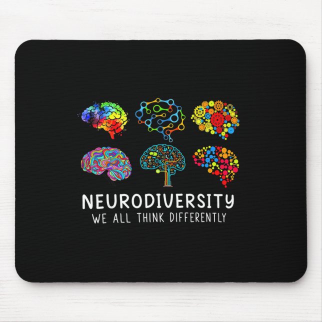 Mousepad Neurodiversidade - Adotar a Consciência do Autismo (Frente)