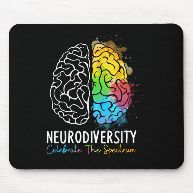Mousepad Neurodiversidade - Autismo Espectro Asd Adhd Arco- (Frente)