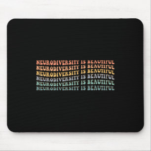 Mousepad Neurodiversidade é bonita - consciência autista