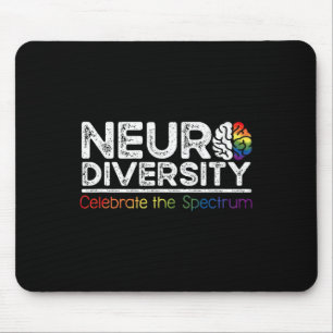 Mousepad Neurodiversity celebra saúde mental adhd autismo