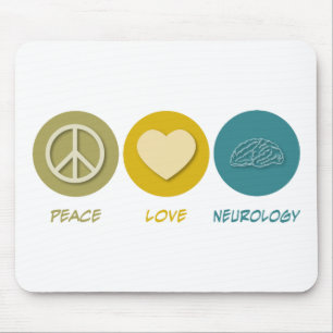 Mousepad Neurologia do amor da paz