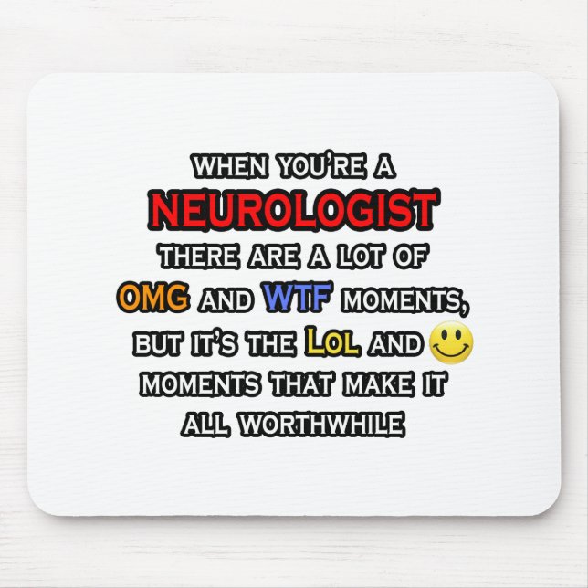 Mousepad Neurologista... OMG WTF LOL (Frente)