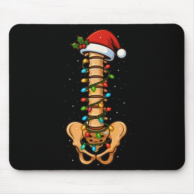 Mousepad Neurologista Snal Cord Christmas Sne Doctor Men Wo (Frente)