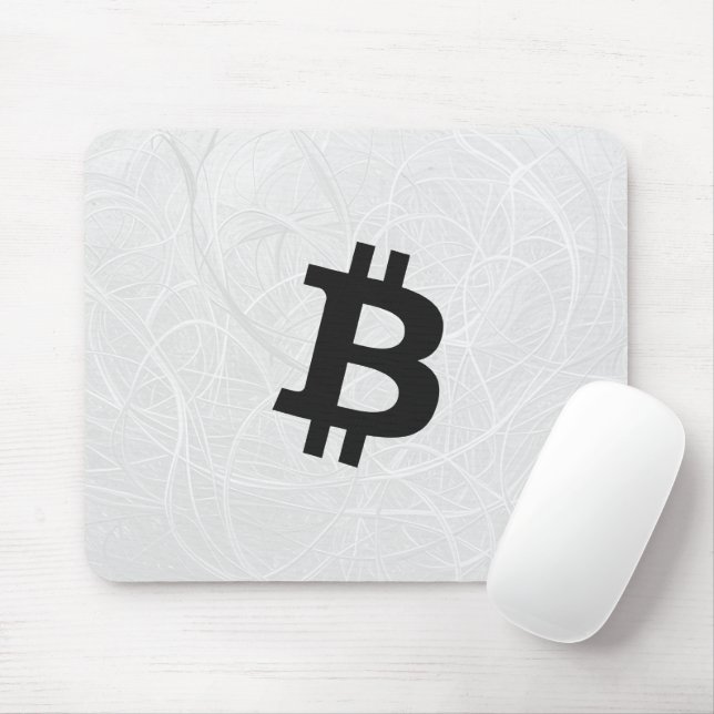 Mousepad Neurônio Branco Bitcoin (Com mouse)