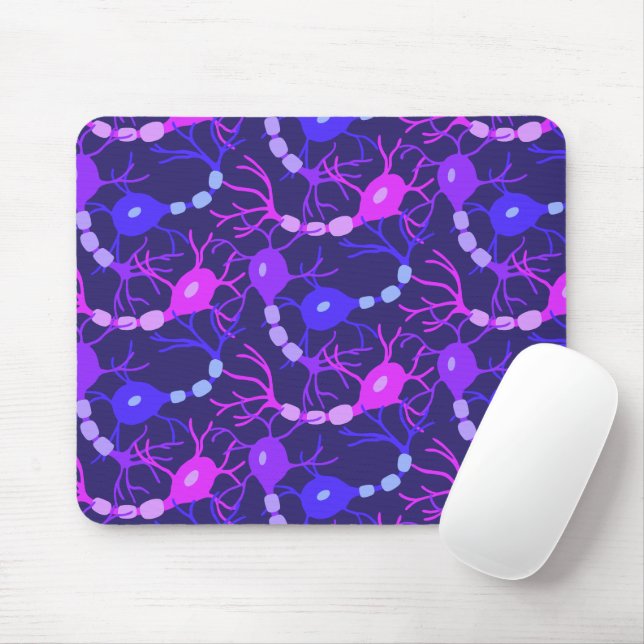 Mousepad Neurônios conectados - Neon Purple (Com mouse)