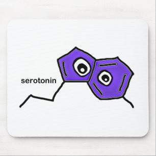 Mousepad Neurotransmissor Serotonina