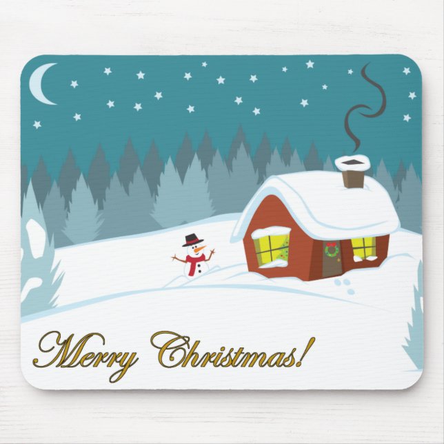 Mousepad Neve de inverno (Frente)