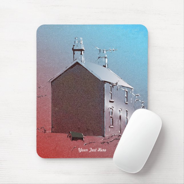 Mousepad Neve de inverno (Com mouse)