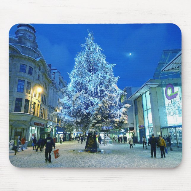 Mousepad Neve em Cardiff (Frente)