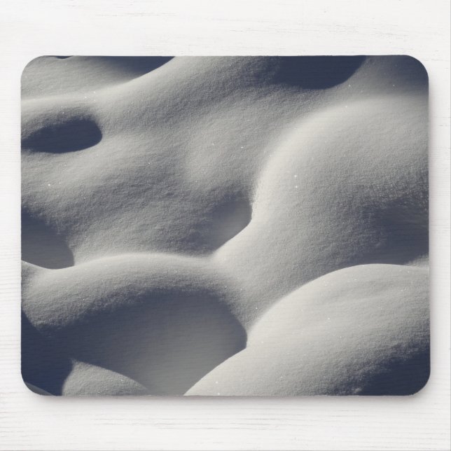 Mousepad Neve Esparsa Monta Natureza Abstrato (Frente)