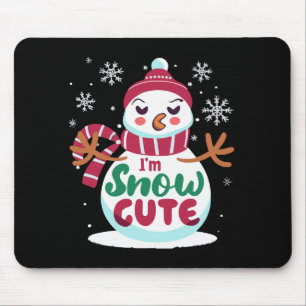 Mousepad Neve Fofa! Abrace o Charme Invernal do Natal