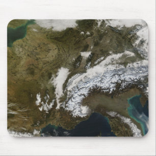 Mousepad Neve, névoa, e baixas nuvens em Europa ocidental