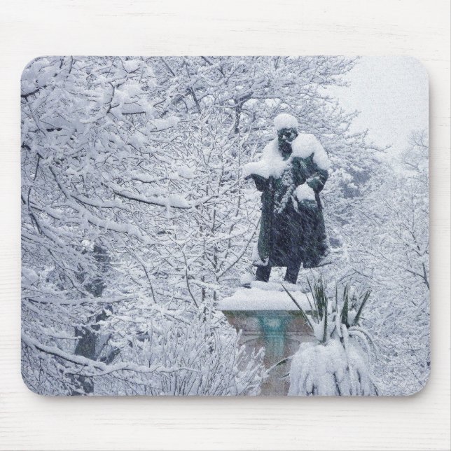 Mousepad Neve no Parque (Frente)