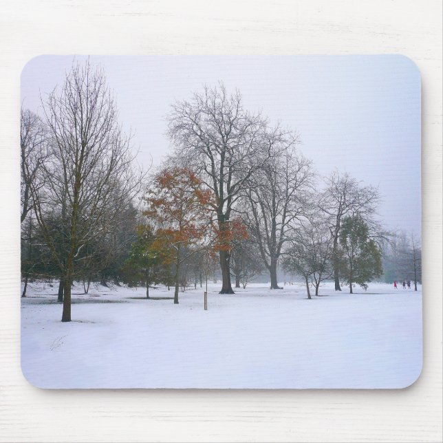 Mousepad Neve no Parque (Frente)